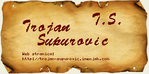 Trojan Supurović vizit kartica